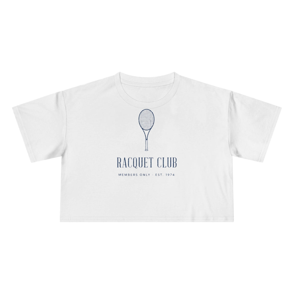 Racquet Club Crop Tee
