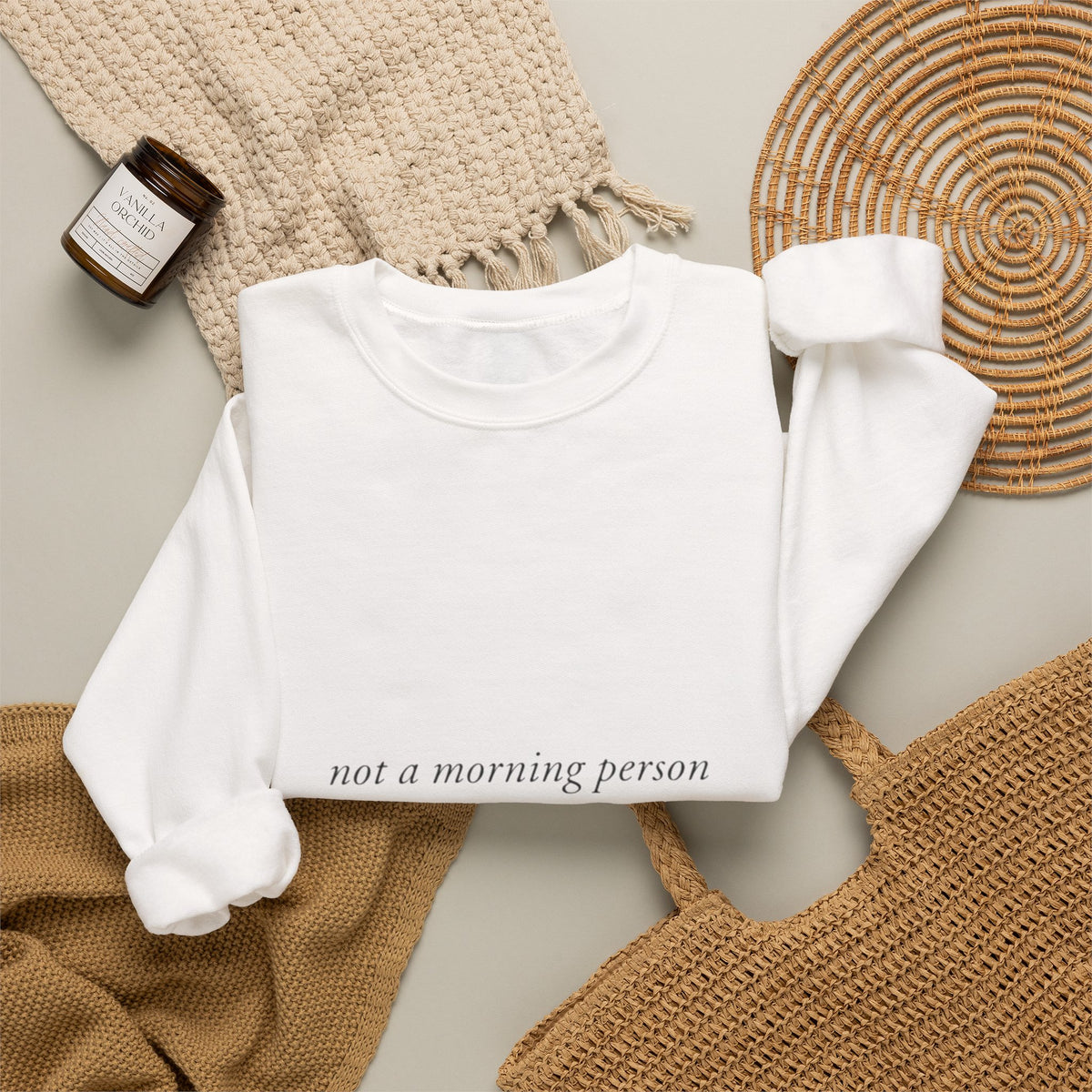 Not a Morning Person Crewneck
